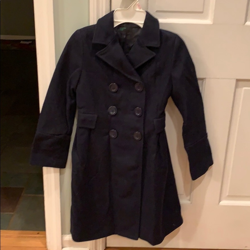 Benetton Girls Wool Coat